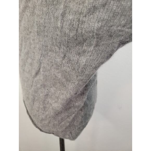 RED SAKS FIFTH AVENUE Sweater Womens XS 100% Cashmere Cowl Neck High Low Sheer - Picture 6 of 11